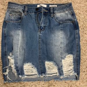 Denim skirt